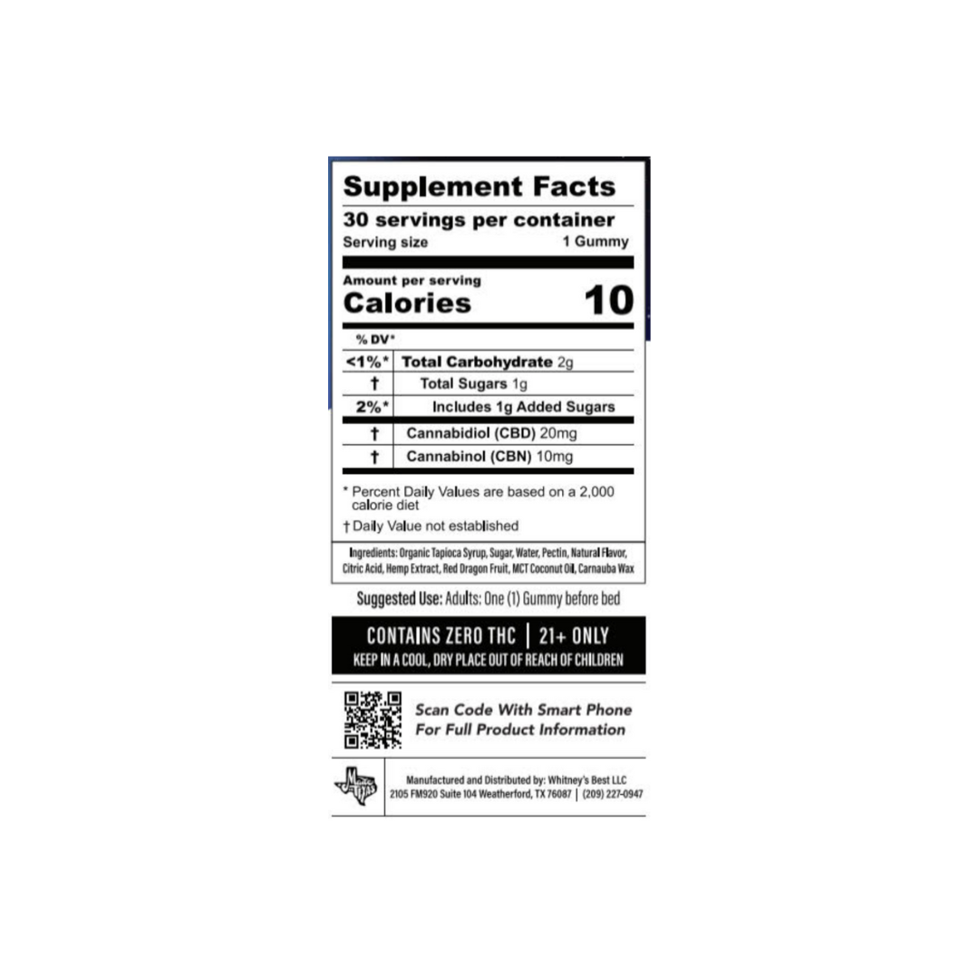 Sleep Support CBD+CBN Gummies